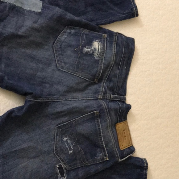 Authentic Super RARE Ralph Lauren Patchwork Jeans - Picture 4 of 8